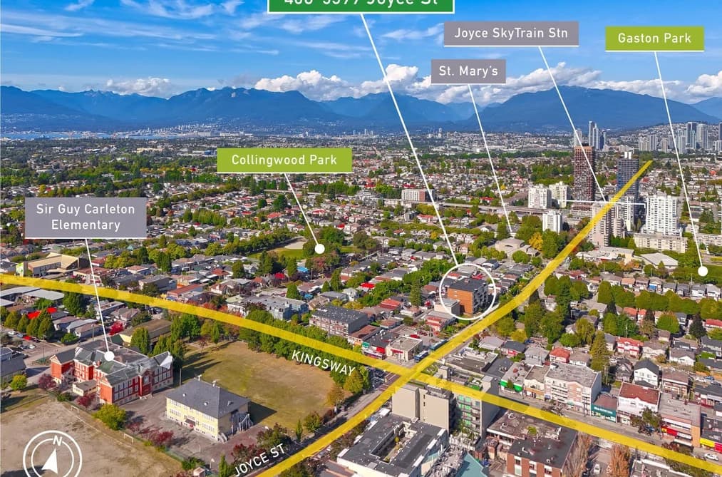 406 5399 JOYCE STREET, Vancouver, BC — Residential for Sale - Photo 2