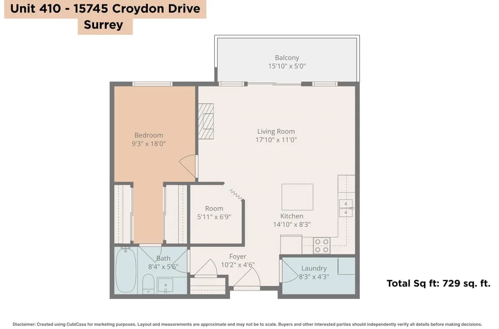 410 15745 CROYDON DRIVE, Surrey, BC — Residential for Sale - Photo 2