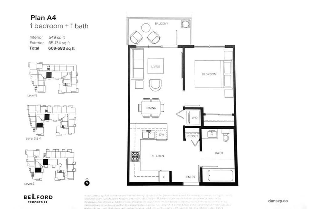 417 599 DANSEY AVENUE, Coquitlam, BC — Residential for Sale - Main Photo