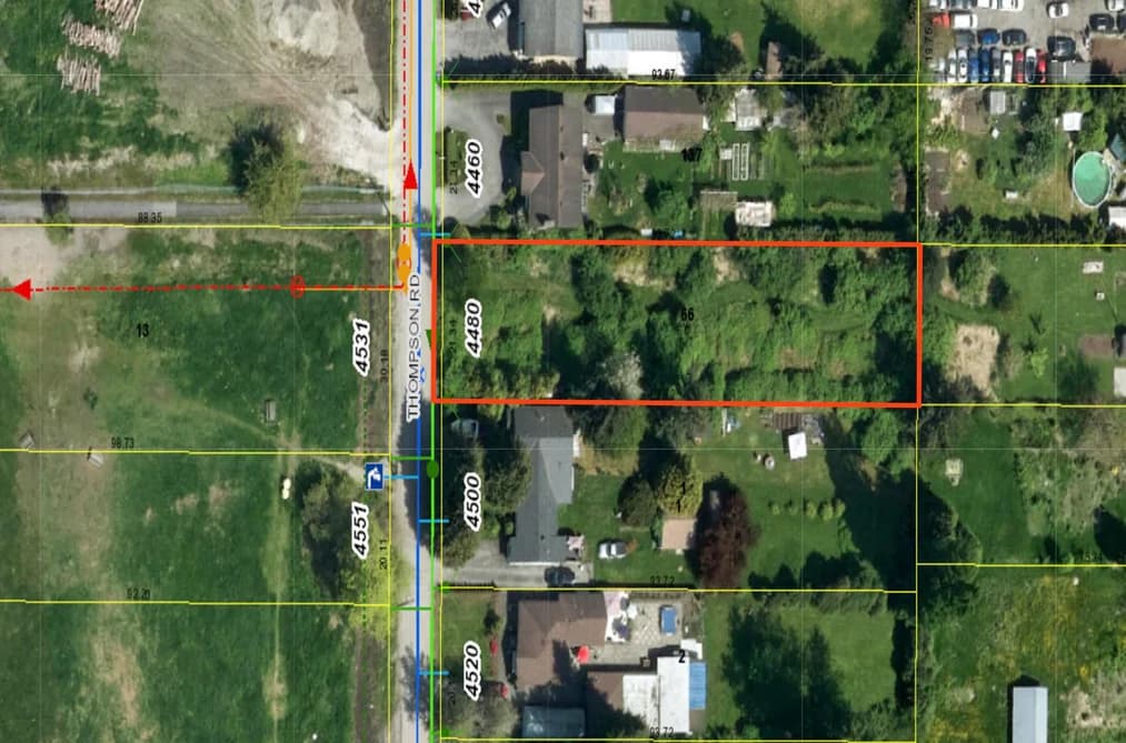 4480 THOMPSON ROAD, Richmond, BC — Land for Sale - Main Photo