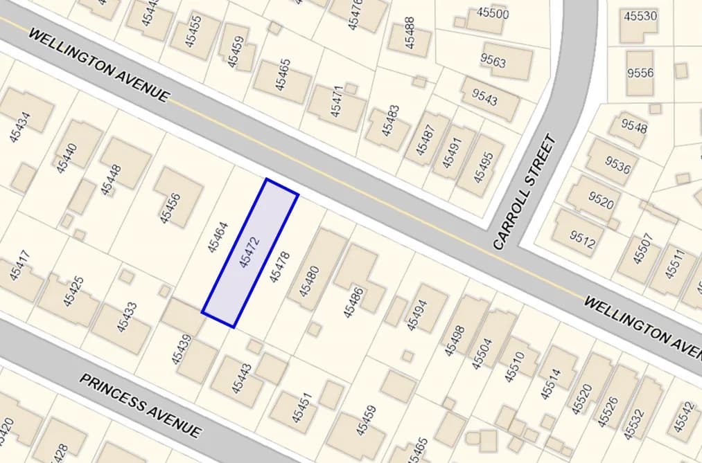 45472 WELLINGTON AVENUE, Chilliwack, BC — Land for Sale - Main Photo