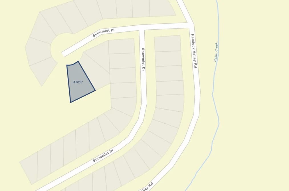 47017 SNOWMIST PLACE, Mission, BC — Land for Sale - Main Photo