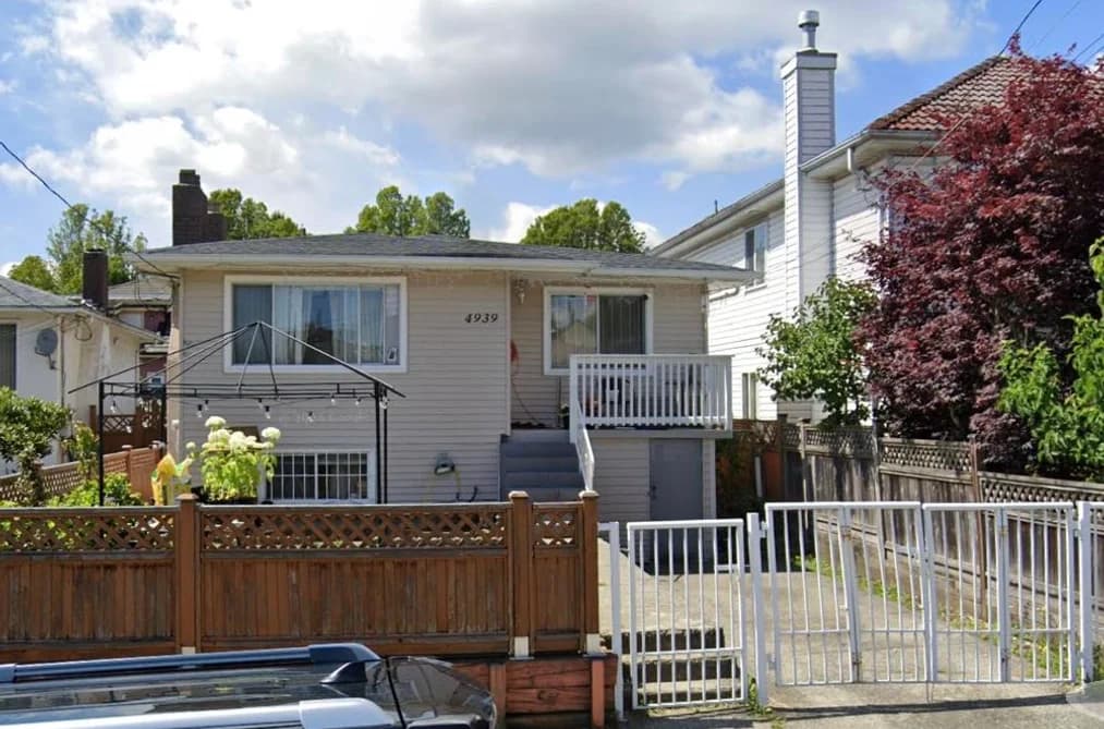 4939 RUPERT STREET, Vancouver, BC — Residential for Sale - Main Photo