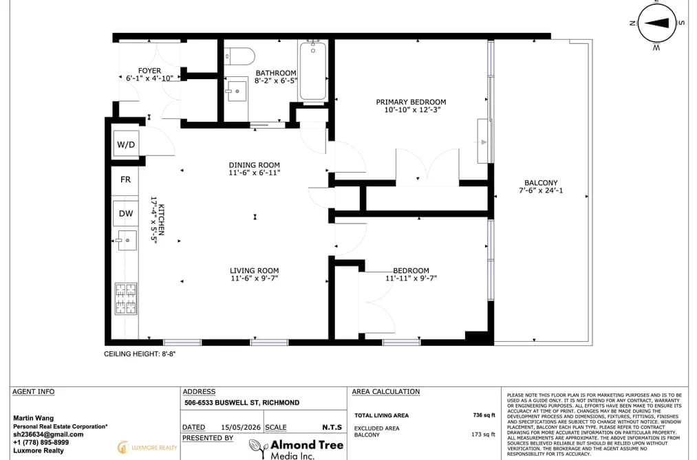 506 6533 BUSWELL STREET, Richmond, BC — Residential for Sale - Photo 2