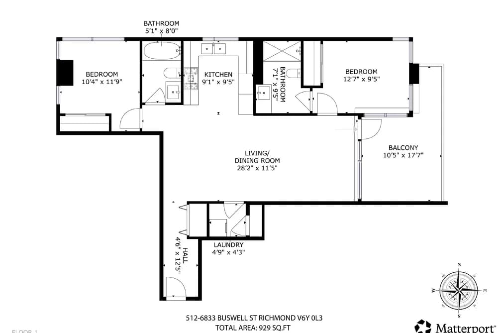512 6833 BUSWELL STREET, Richmond, BC — Residential for Sale - Main Photo