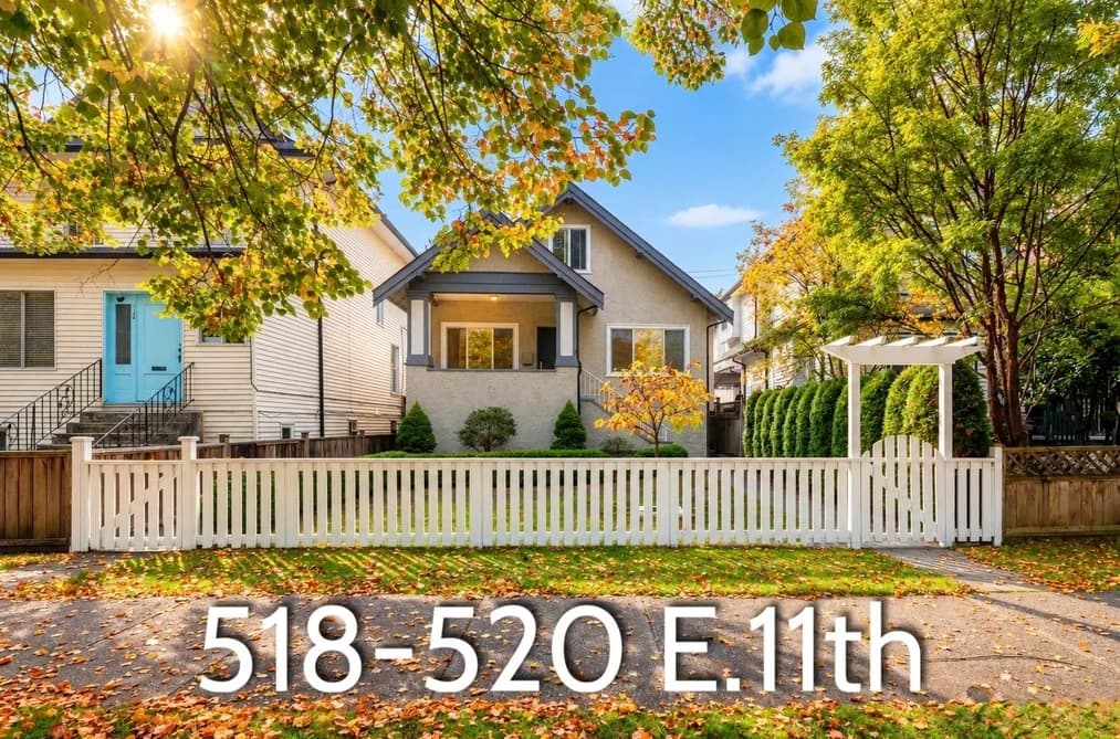518 E 11TH AVENUE, Vancouver, BC — Residential for Sale - Main Photo
