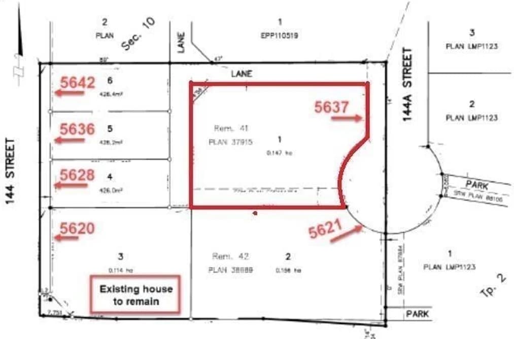 5637 144A STREET, Surrey, BC — Land for Sale - Main Photo