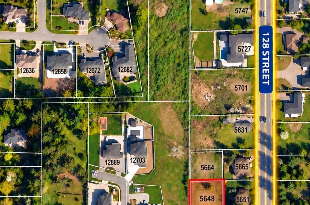 5648 127A STREET, Surrey, BC — Land for Sale - Main Photo