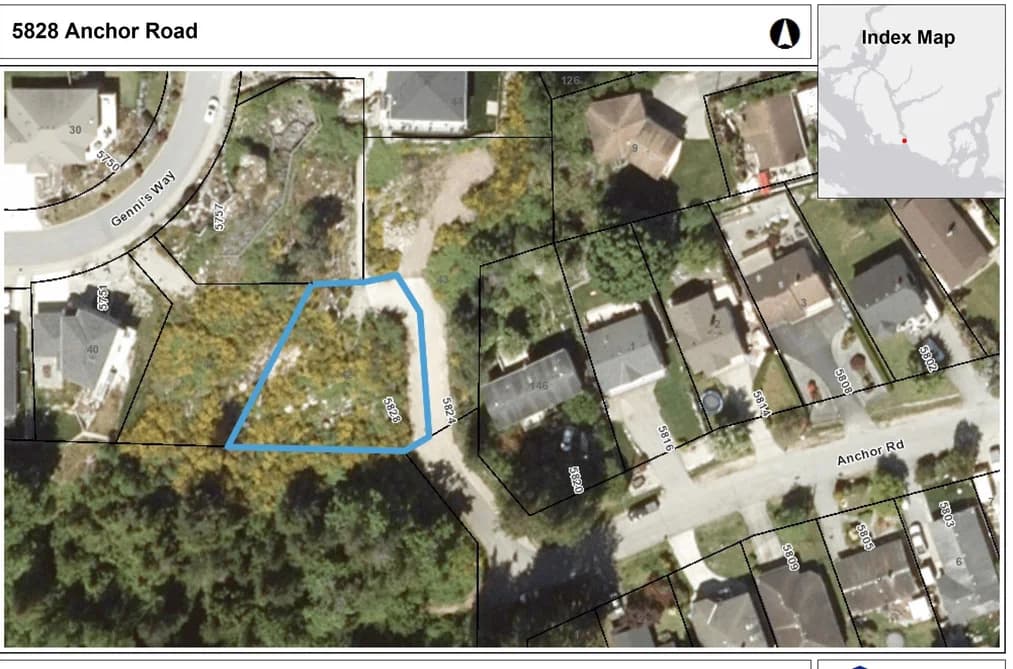 5828 ANCHOR ROAD, Sechelt, BC — Land for Sale - Main Photo