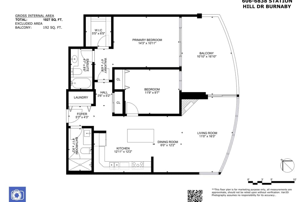 606 6838 STATION HILL DRIVE, Burnaby, BC — Residential for Sale - Photo 2