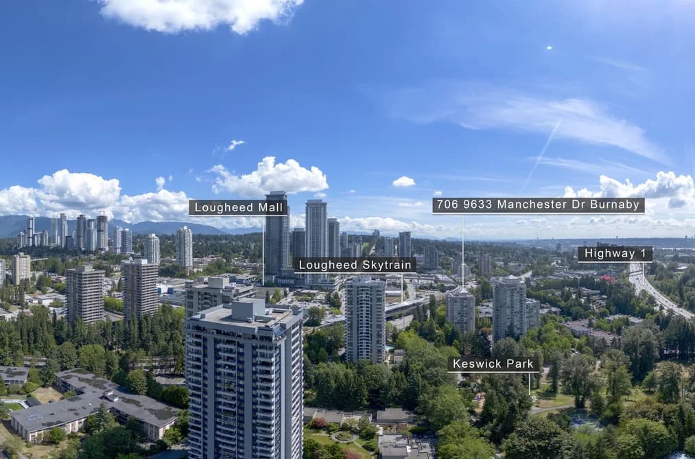 706 9633 MANCHESTER DRIVE, Burnaby, BC — Residential for Sale - Photo 2