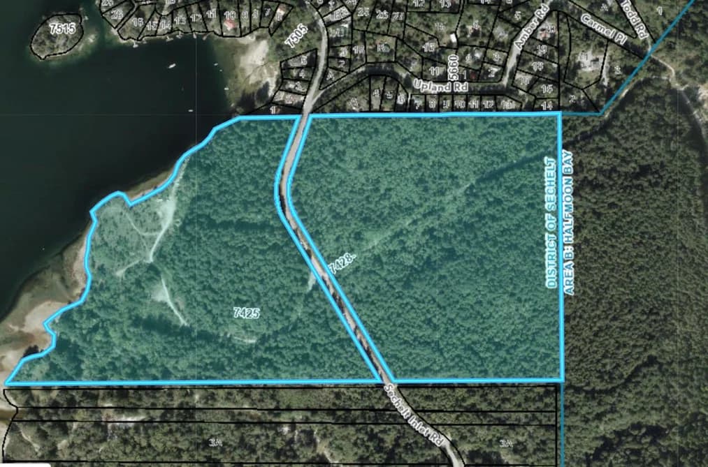 7425 SECHELT INLET ROAD, Sechelt, BC — Land for Sale - Photo 2