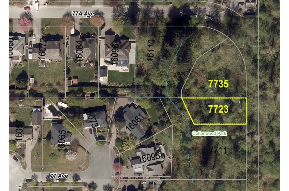 7723 161A STREET, Surrey, BC — Land for Sale - Main Photo