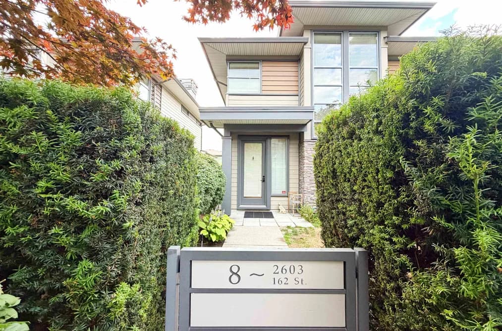 8 2603 162 STREET, Surrey, BC — Residential for Sale - Main Photo