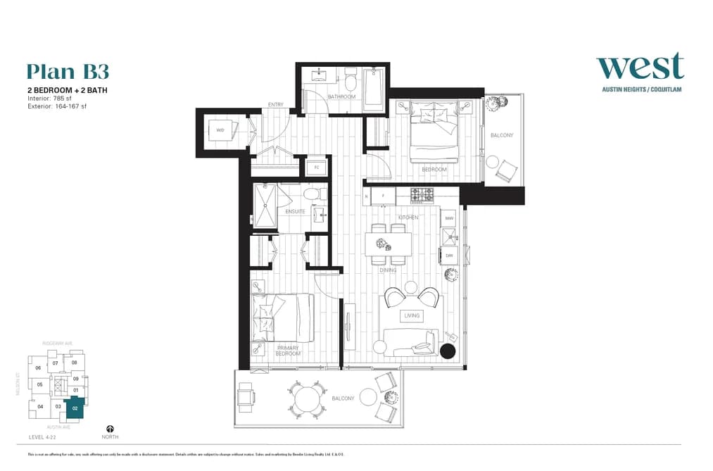 802 505 NELSON STREET, Coquitlam, BC — Residential for Sale - Main Photo
