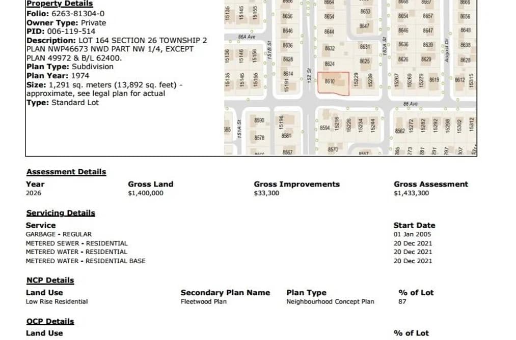 8610 152 STREET, Surrey, BC — Residential for Sale - Photo 2