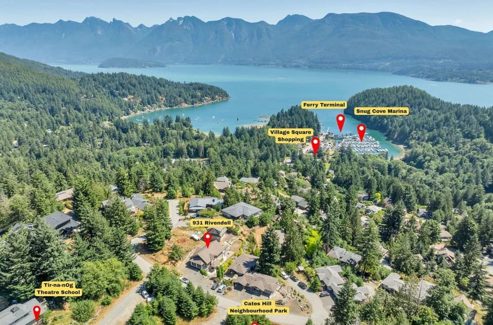 931 RIVENDELL DRIVE, Bowen Island, BC — Residential for Sale - Main Photo