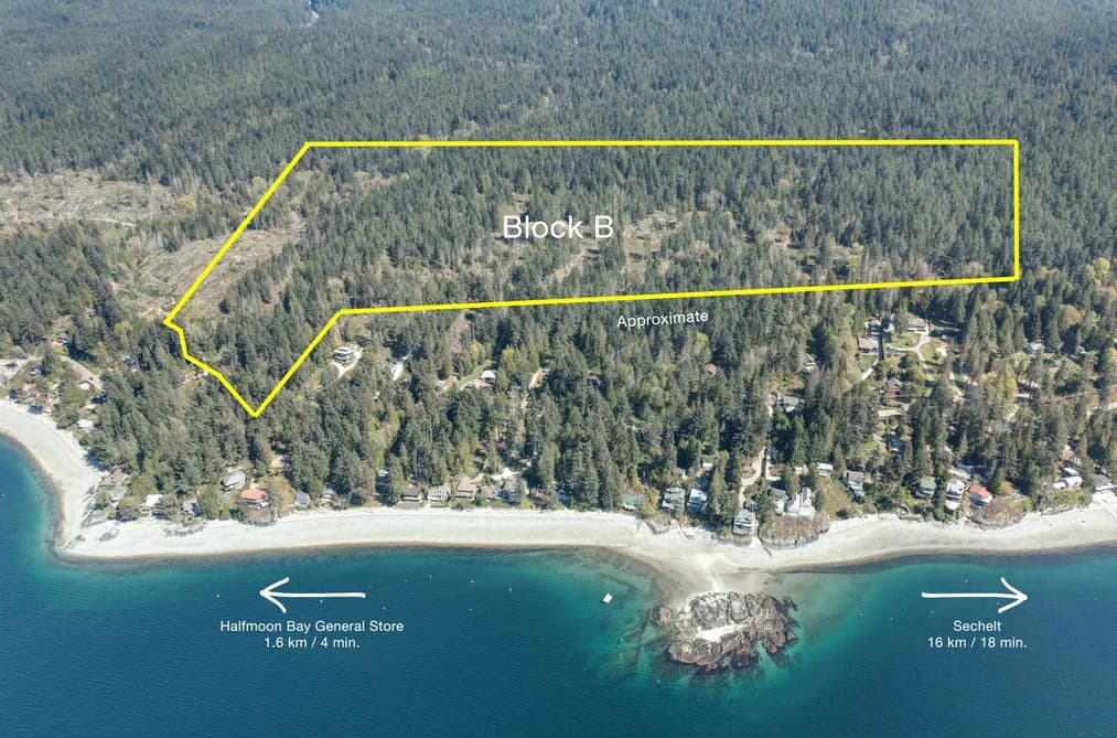 Block B PRIESTLAND ROAD, Halfmoon Bay, BC — Residential for Sale - Main Photo