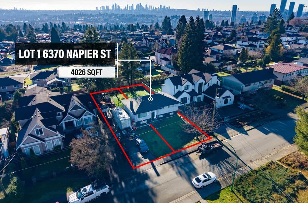 Lot 1 6370 NAPIER STREET, Burnaby, BC — Land for Sale - Main Photo