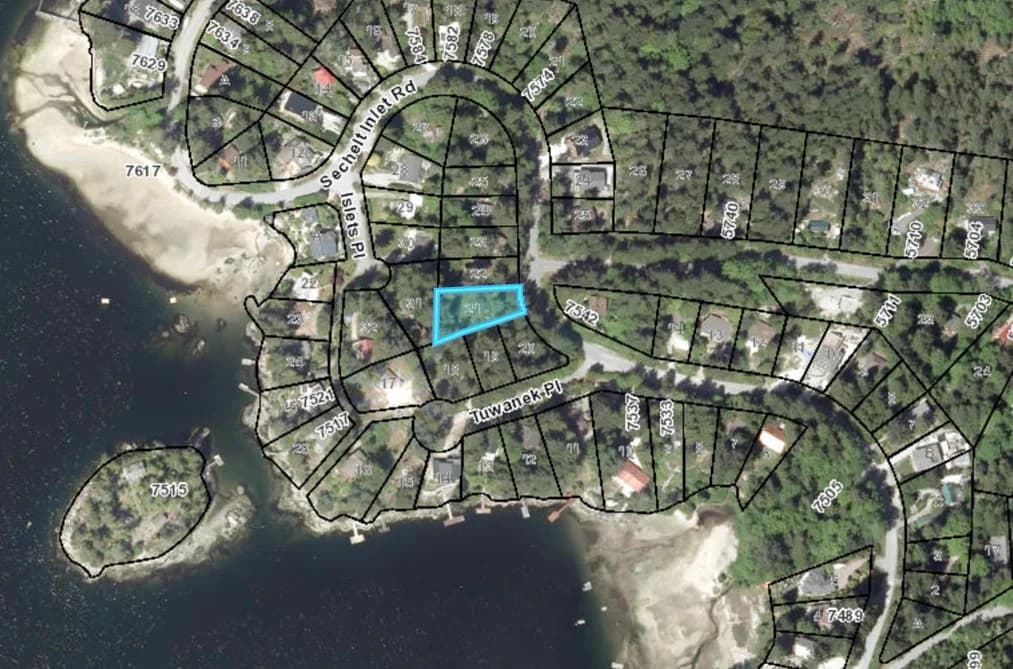Lot 21 SECHELT INLET ROAD, Sechelt, BC — Land for Sale - Main Photo