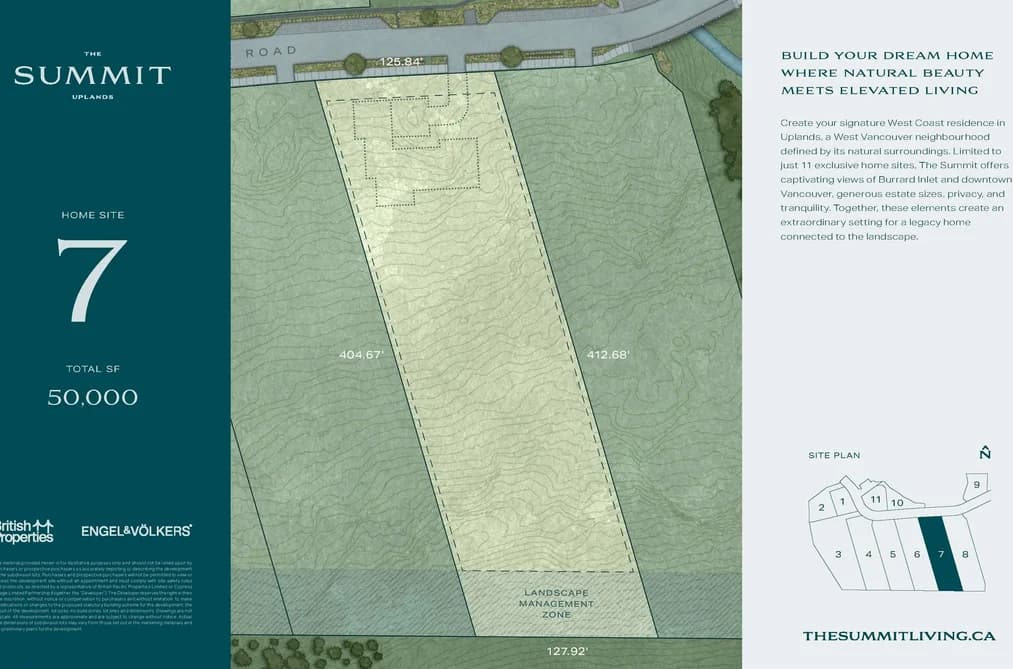 Lot 7 3500 CHIPPENDALE ROAD, West Vancouver, BC — Land for Sale - Photo 2