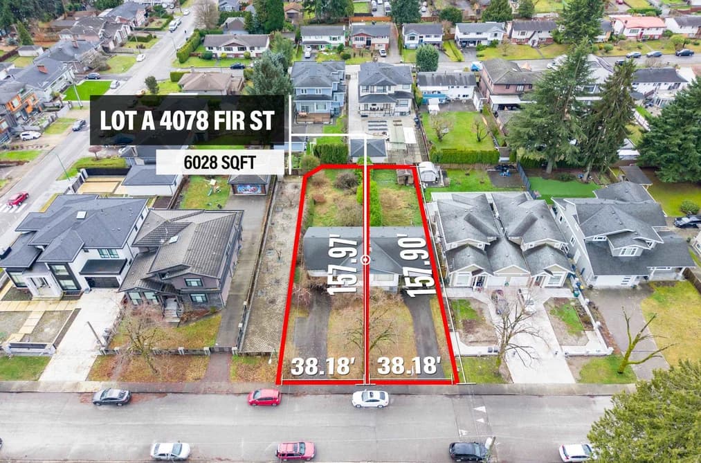 LOT A 4078 FIR STREET, Burnaby, BC — Land for Sale - Main Photo
